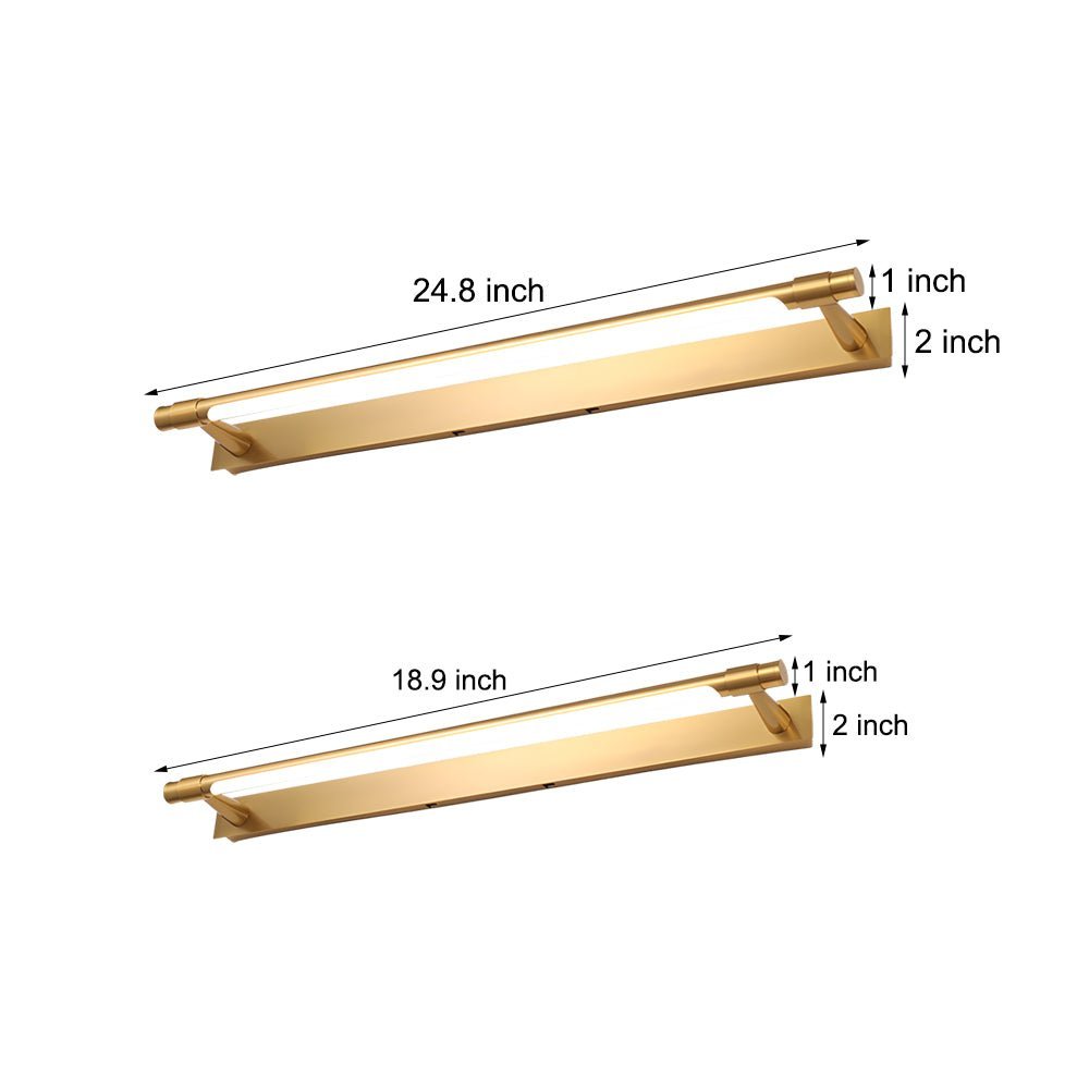120° Rotatable Flush-Mount LED Bathroom Vanity Light