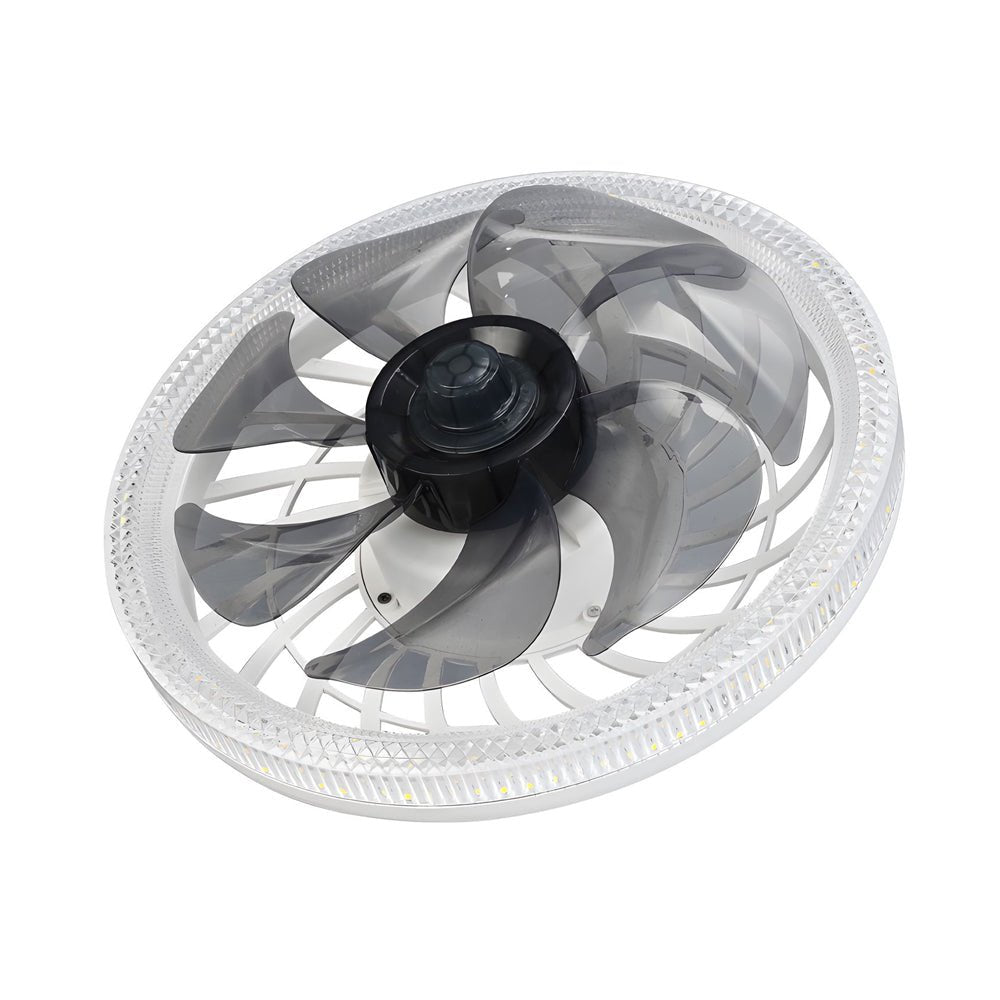 12.2'' Low Profile 7-Blade LED Flush Mount Ceiling Fan