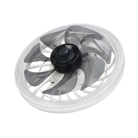 12.2'' Low Profile 7-Blade LED Flush Mount Ceiling Fan