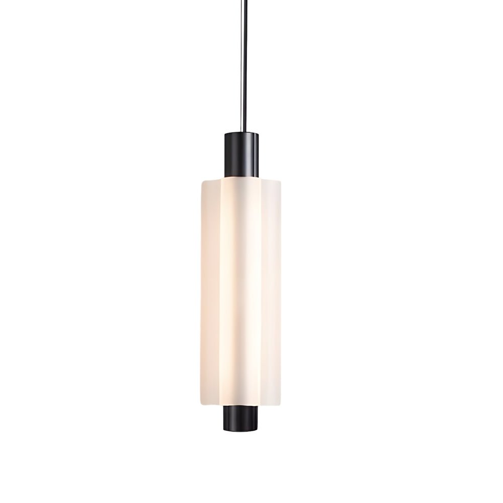 Modern Acrylic Cylinder Pendant Light – 1/2/3 Heads