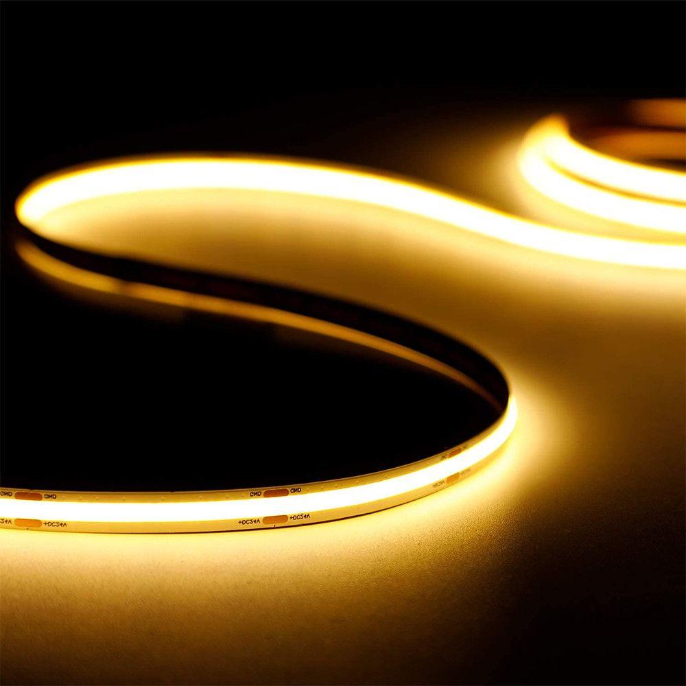 Flexible COB LED Strip Lights Waterproof Spotless Design