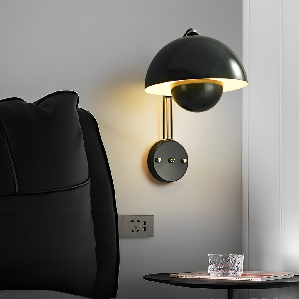Circular Three Step Dimming Nordic Wall Lamp