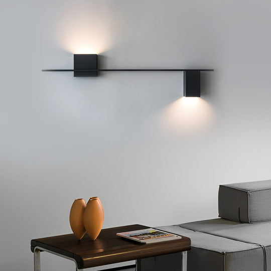 Square Strip Three Step Dimming Nordic LED Wall Lamp