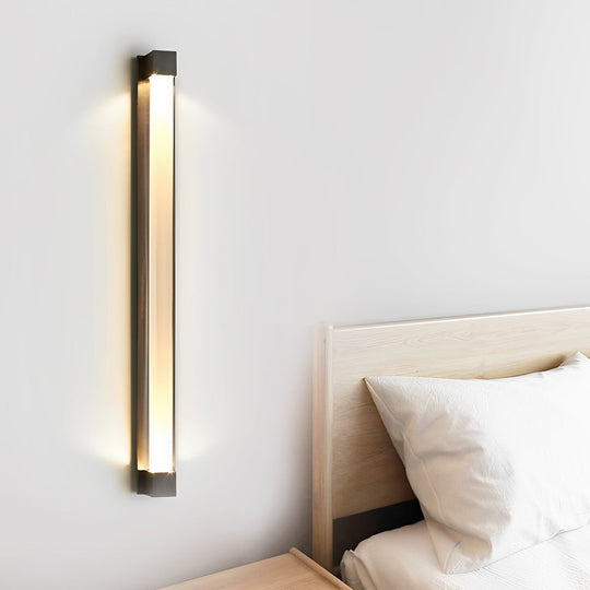 Minimalist Crystal Strip Postmodern LED Wall Lamp
