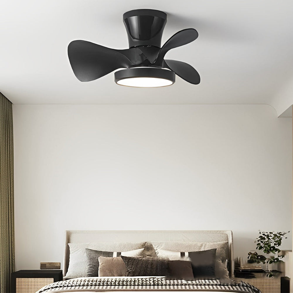 3-Blade Mute LED Dimmable Nordic Ceiling Fan with Remote