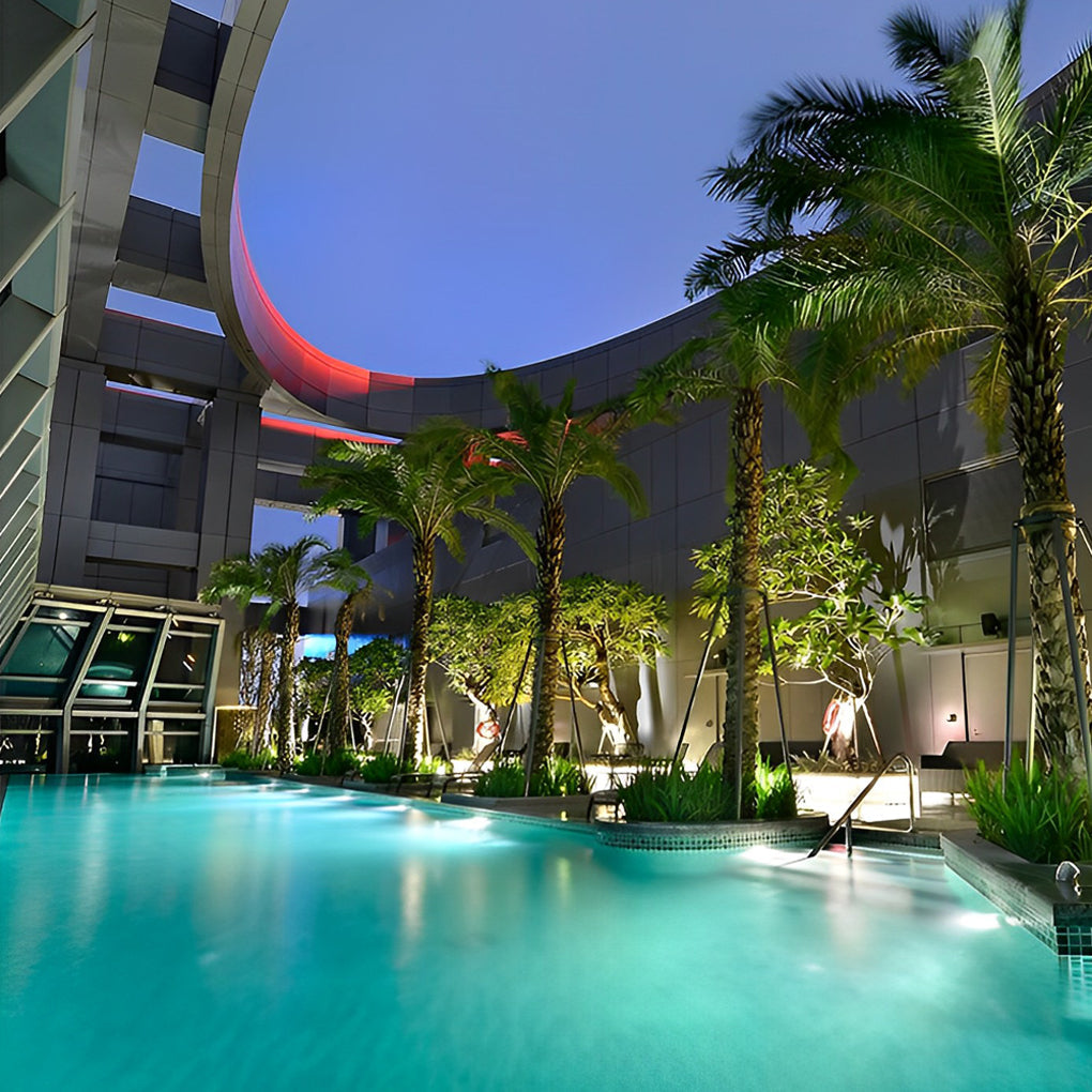 AC12V Modern LED Underwater Pool Lights – Chrome Adjustable Spot Light