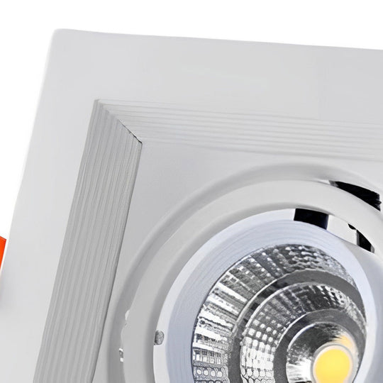 Rectangular – 2-Light Adjustable Recessed LED Spotlight with Three-Step Dimming