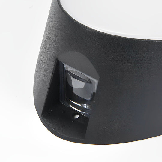 Creative Black Aluminum Modern LED Outdoor Wall Sconce
