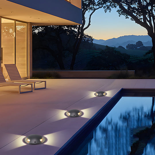 Horizontal LED Deck and Stair Ground Light Waterproof