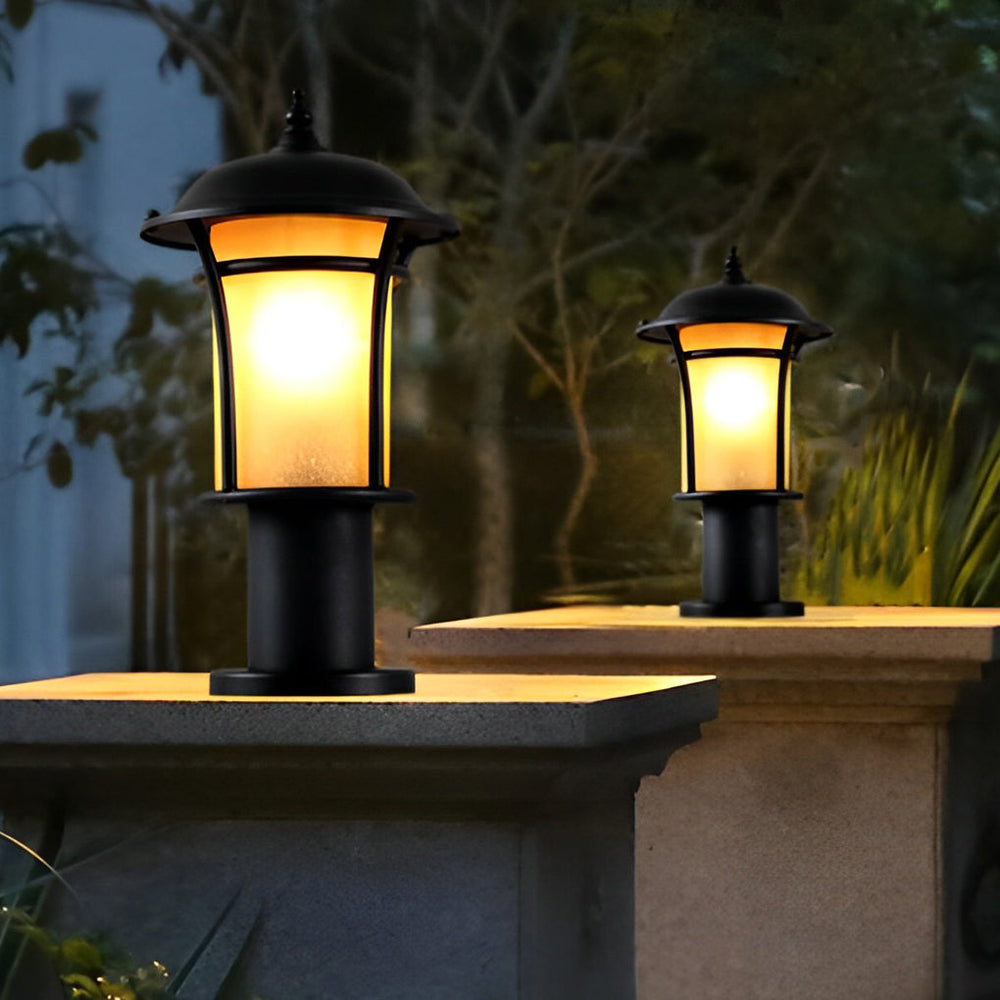 Classic Old England Style Waterproof LED Garden Lamp