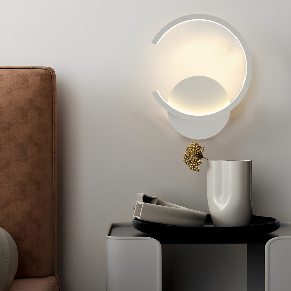 Round Stepless Dimming Nordic LED Wall Lamp