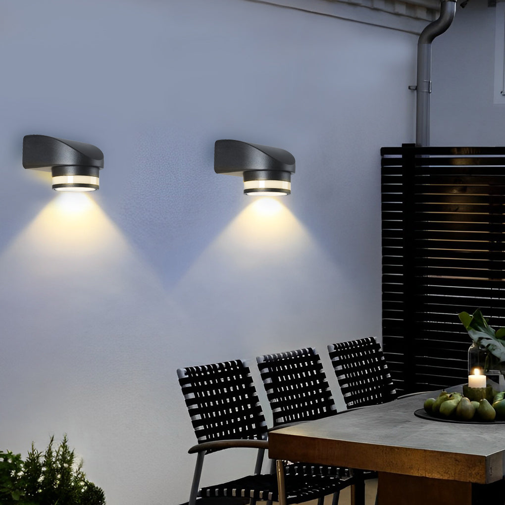 Round LED Outdoor Waterproof Up and Down Wall Lamp