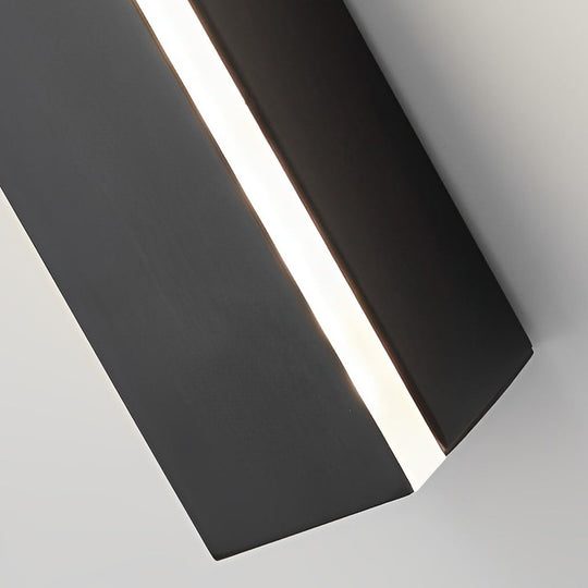 Minimalist Linear Copper LED Wall Lamp with 3-Step Dimming
