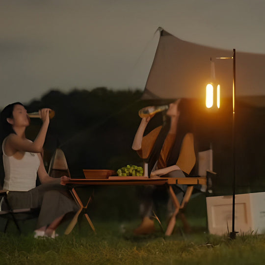 Adjustable Cover USB Rechargeable Dimmable LED Camping Lamp