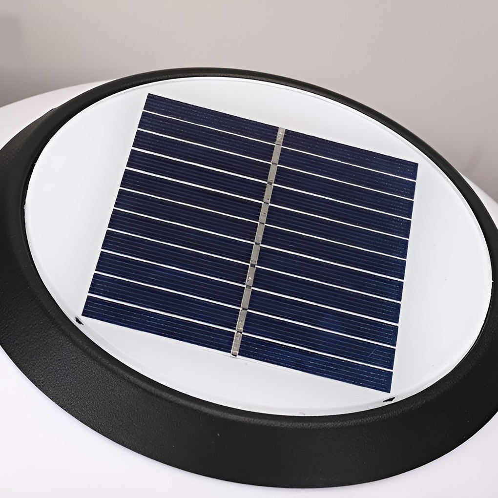 Ball Waterproof Three Step Dimming LED Solar Post Caps Lights