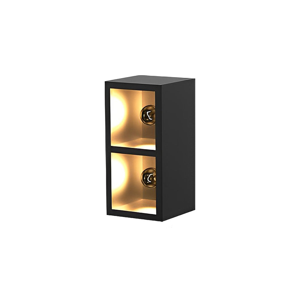 Waterproof Creative Square Combination Wall Lamp with Flowerpot