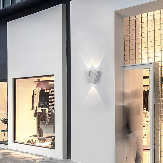 Creative Letter N V W LED Outdoor Wall Sconce Waterproof Modern Light