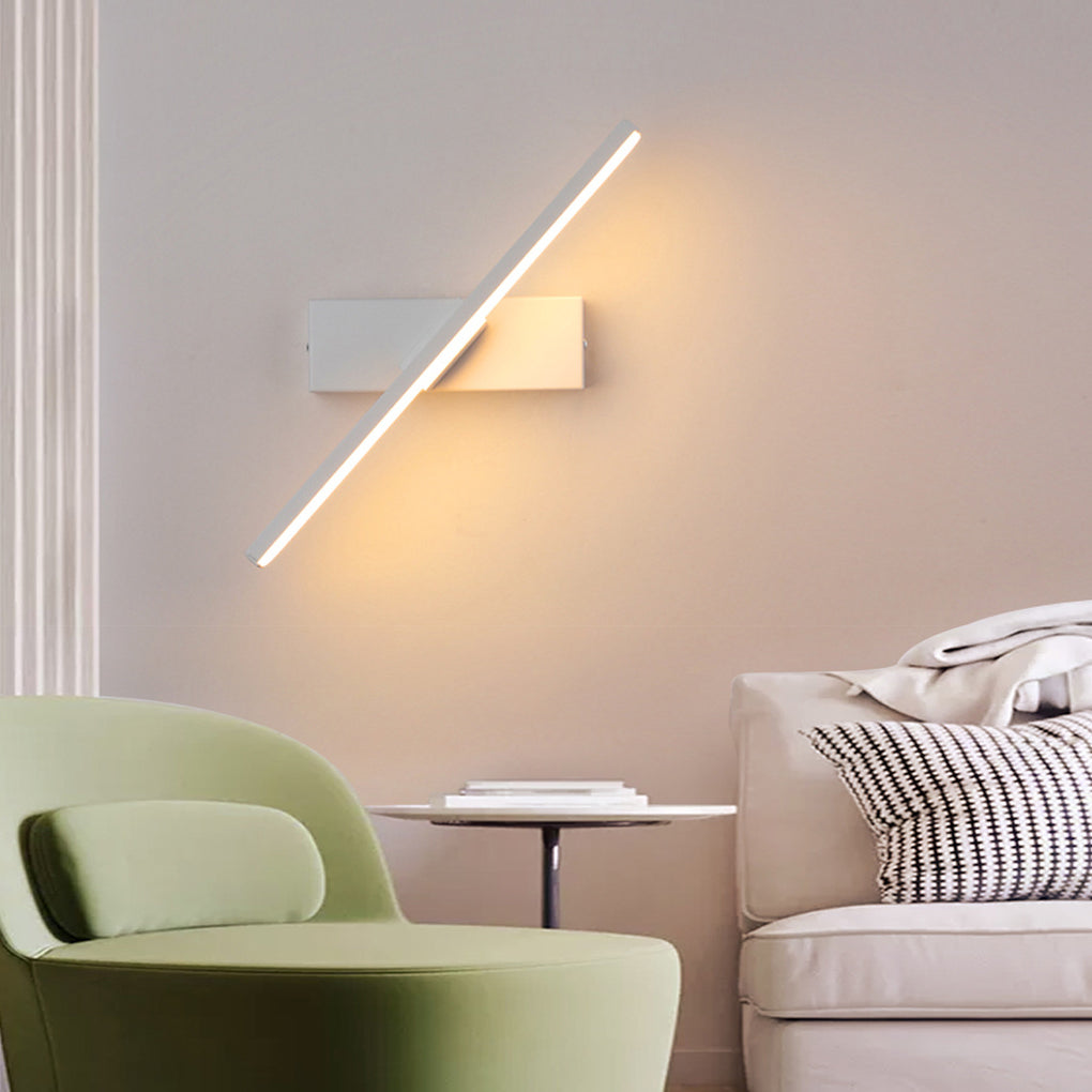 Modern 330° Rotatable LED Bar Wall Sconce – Adjustable Creative Wall Lamp