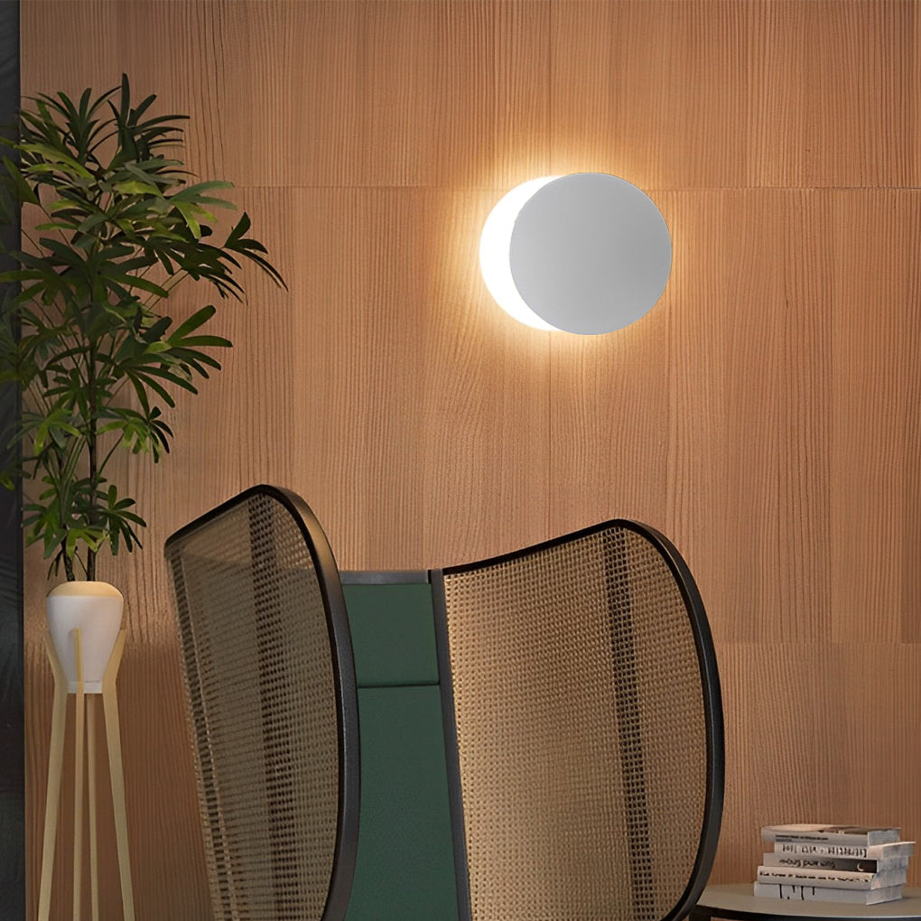 360° Rotatable Round Modern LED Wall Lamp