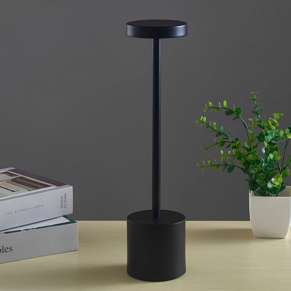 Rechargeable Portable Modern Rod Table Lamp – Cordless LED Lighting with USB Charging