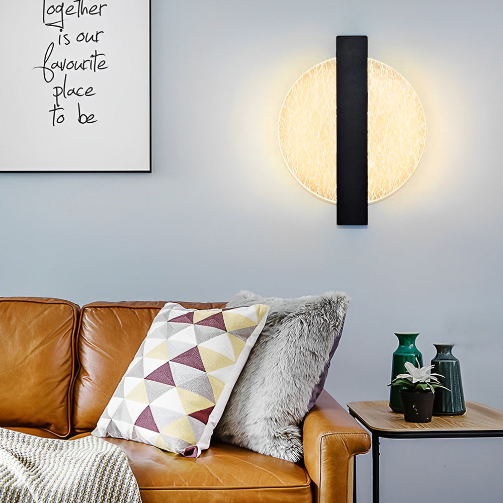 Round Square Semicircle LED Nordic Bedside Wall Lamp