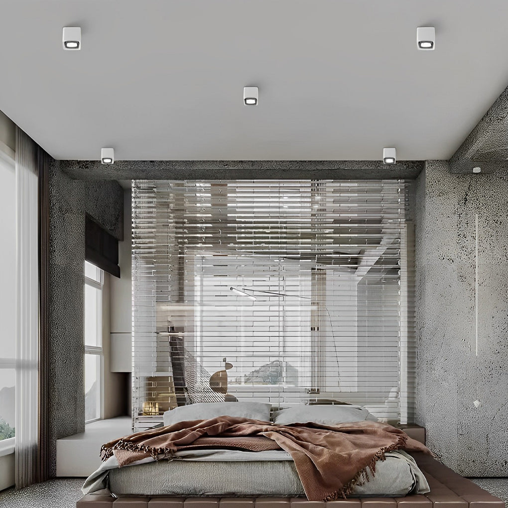 Square Adjustable – Three-Step Dimming LED Ceiling Grille Light