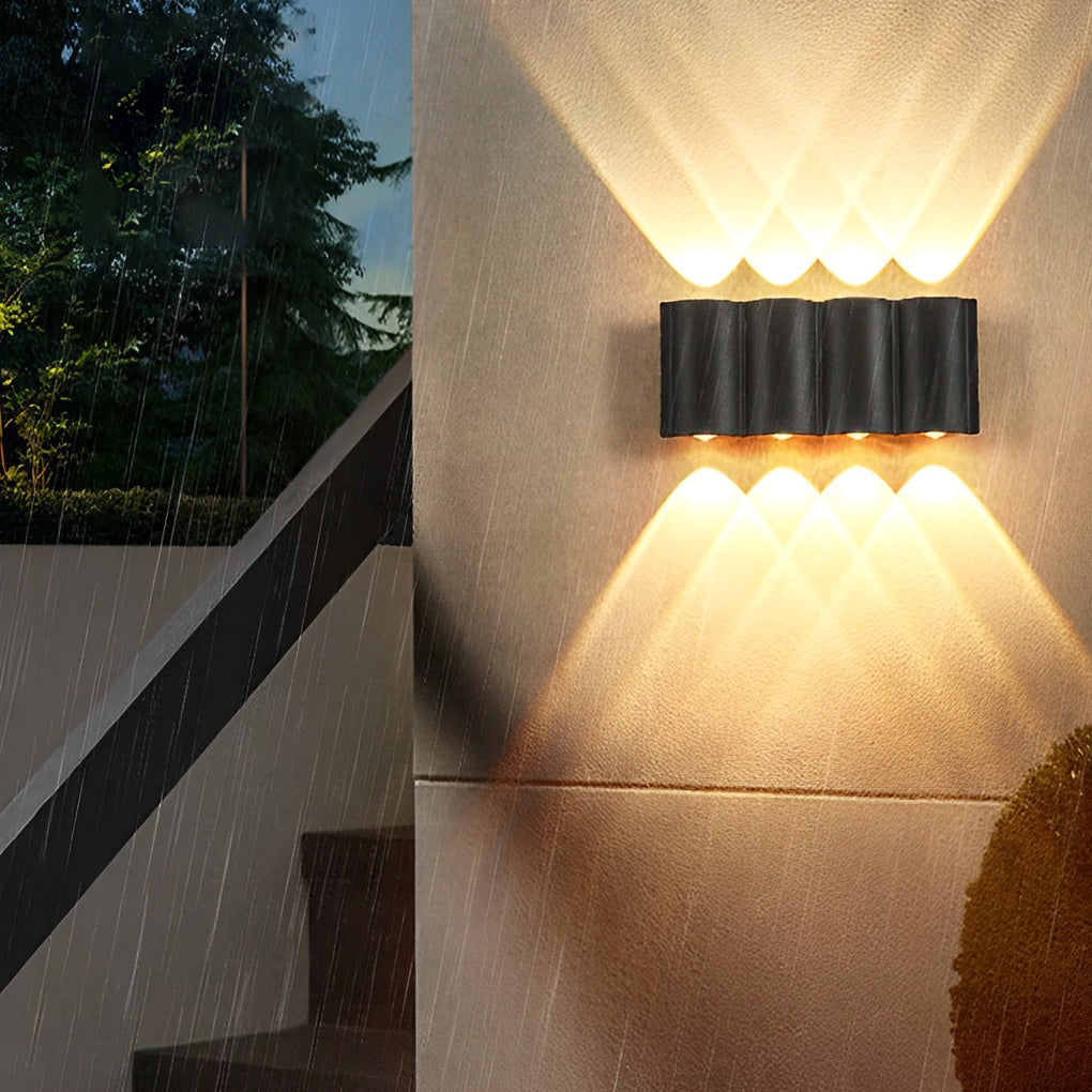 Creative Wave Up and Down LED Waterproof Modern Wall Washer Light