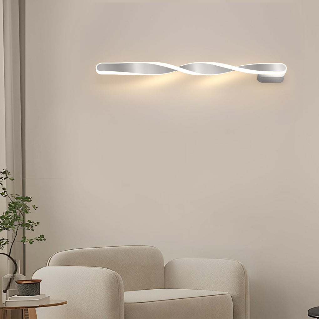 Spiral-Shaped 29W Minimalist LED Wall Sconce