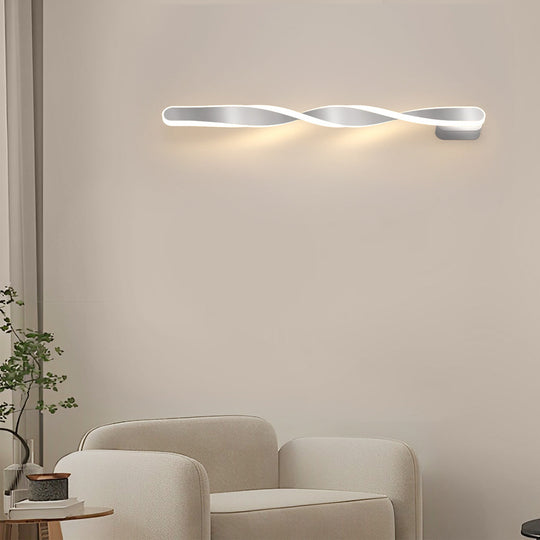 Spiral-Shaped 29W Minimalist LED Wall Sconce