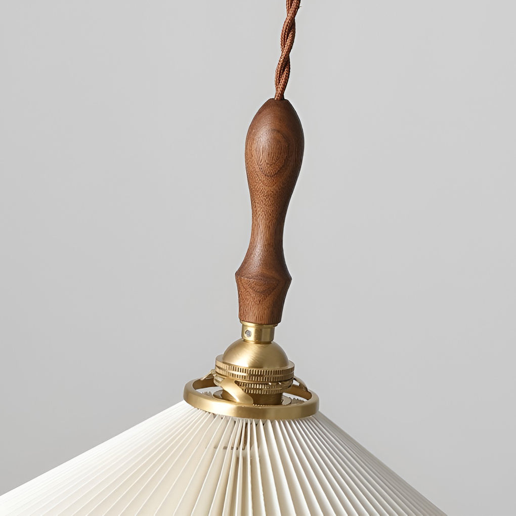 Classic Pleated Nordic LED Pendant and Wall Lamp
