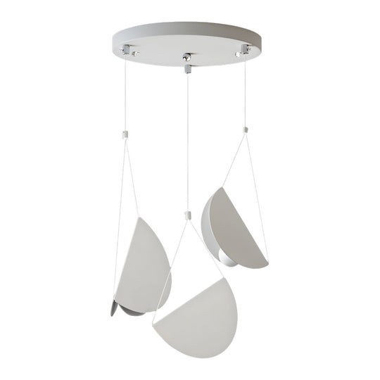 Minimalist White Glider Pendant Light – 1/3/6 Heads