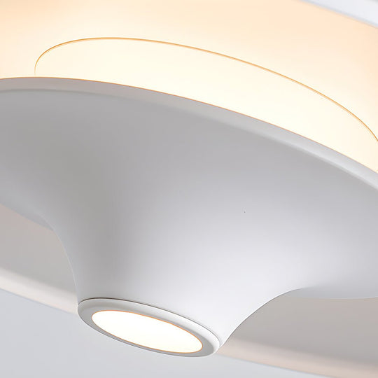 13.8" UFO LED Pendant Light – Spaceship-Inspired Design