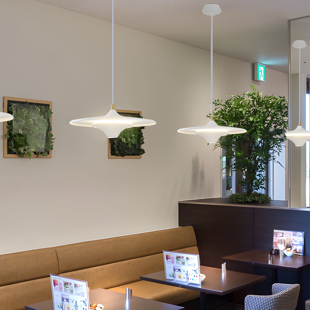 13.8" UFO LED Pendant Light – Spaceship-Inspired Design