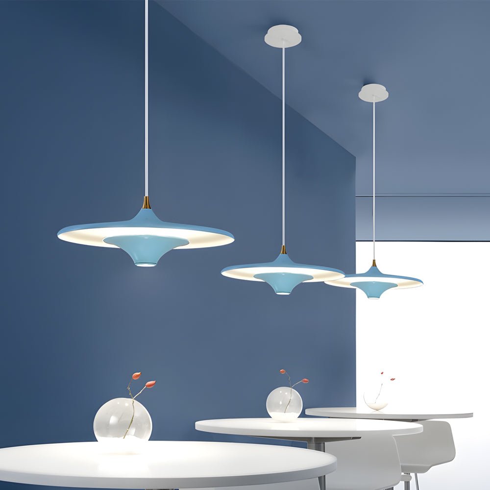 13.8" UFO LED Pendant Light – Spaceship-Inspired Design