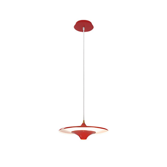 13.8" UFO LED Pendant Light – Spaceship-Inspired Design