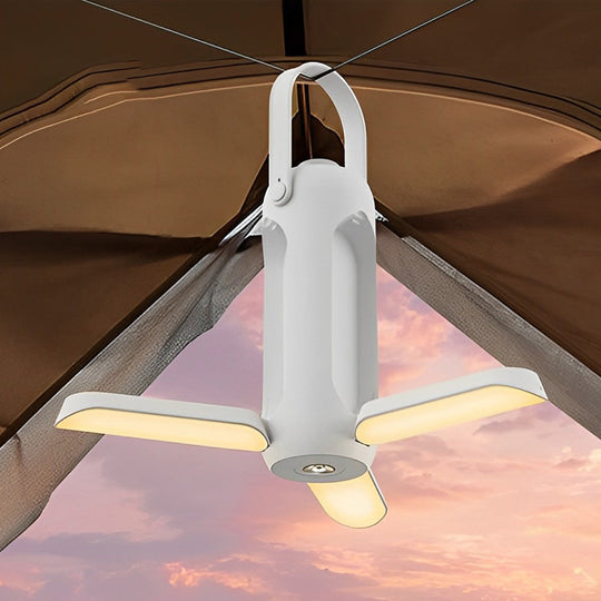 Adjustable Cover USB Rechargeable Dimmable LED Camping Lamp