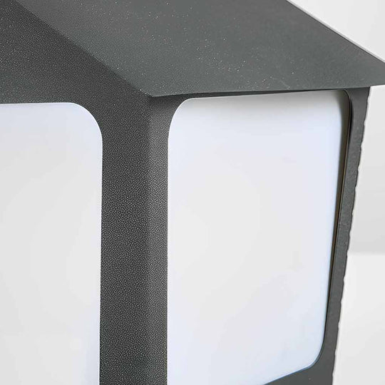 Cottage Shaped LED Waterproof Solar Fence Post Light