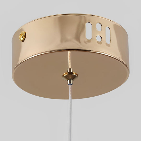 Moon Rings LED Electroplated Nordic Pendant Light