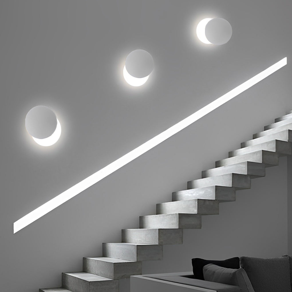 360° Rotatable Round Modern LED Wall Lamp