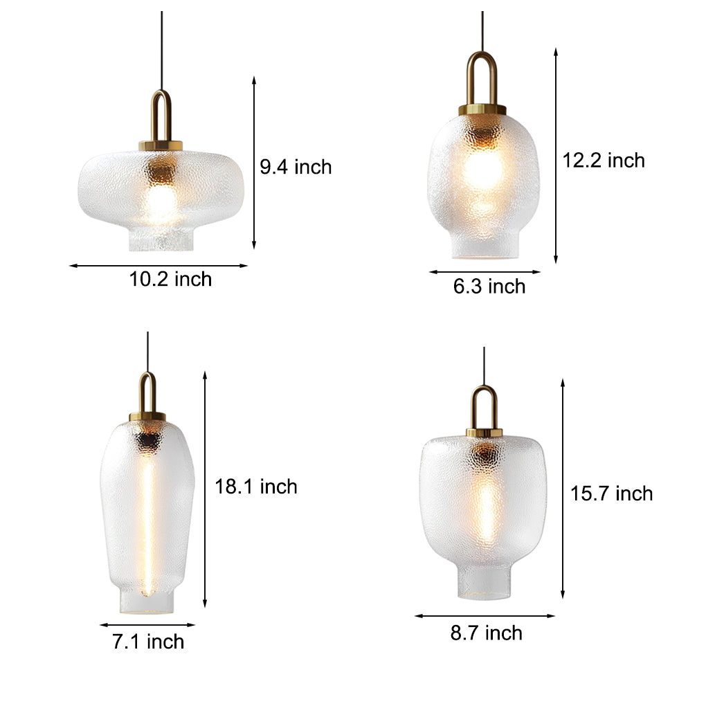 Creative Glass Jar Minimalist Luxury Post Modern Pendant Light