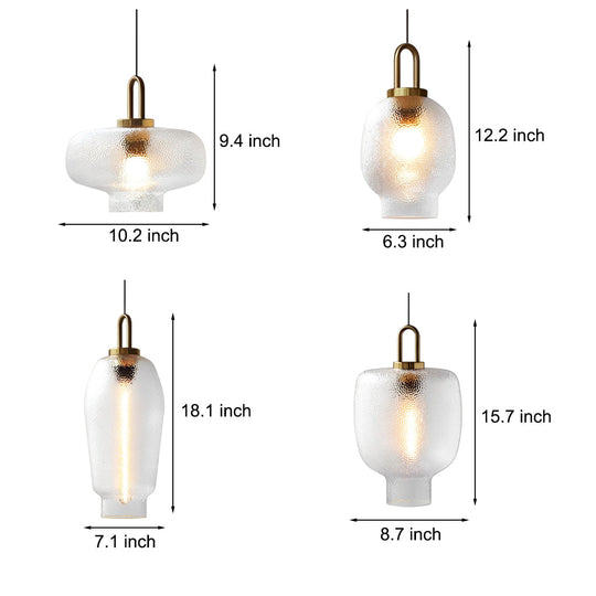 Creative Glass Jar Minimalist Luxury Post Modern Pendant Light