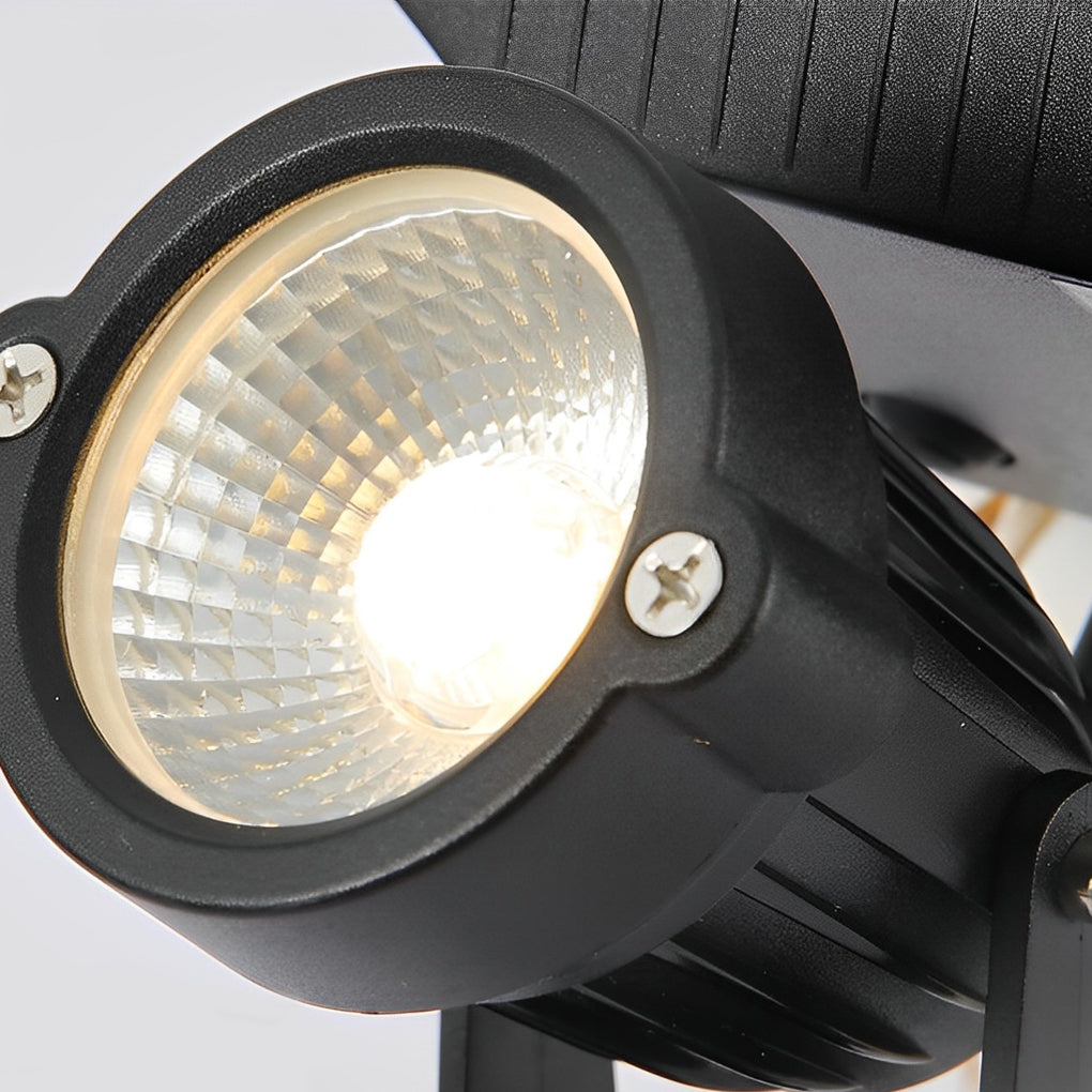 Adjustable Waterproof LED Multicolor Dimmable Solar Powered Spot Light