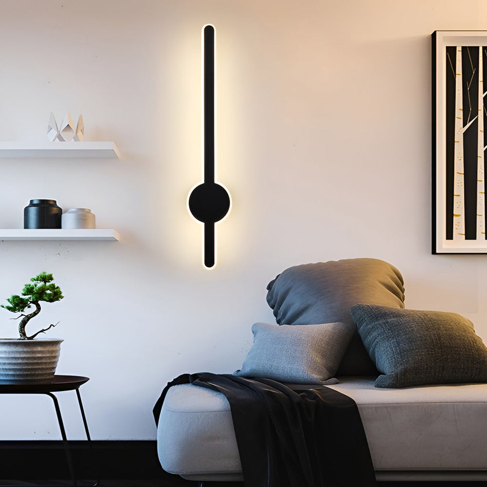 Modern LED Bar Wall Sconce – Black, White, or Gold Finish
