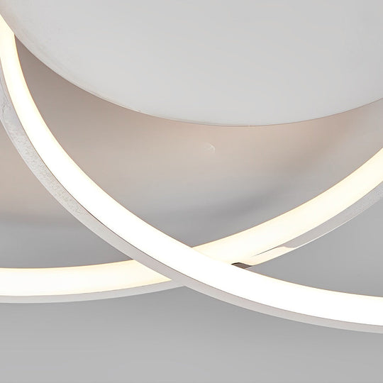 Three Rings Stepless Dimming Electroplated Metal Nordic Ceiling Light