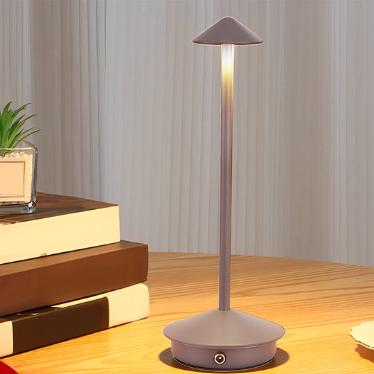 Mini Triangle LED Table Lamp – Cordless & Dimmable