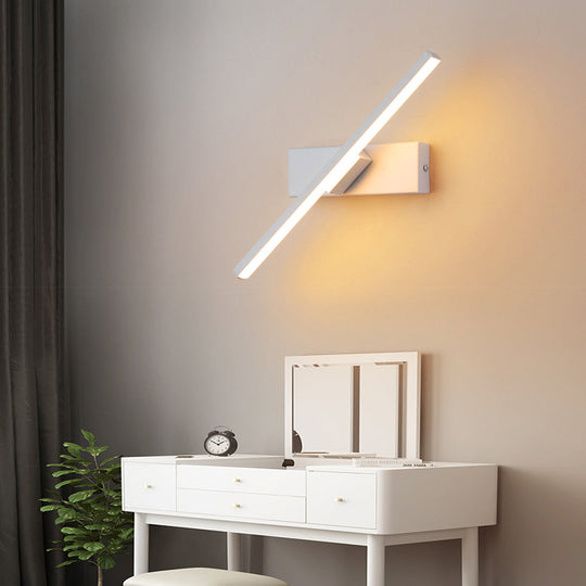 Modern 330° Rotatable LED Bar Wall Sconce – Adjustable Creative Wall Lamp
