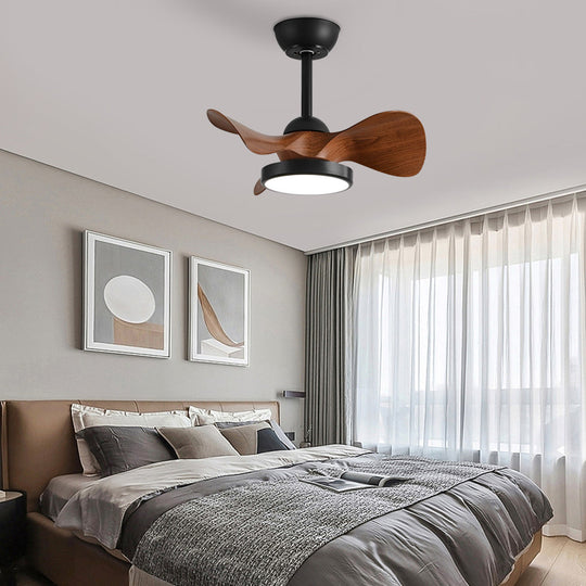 3-Blade Mute LED Dimmable Nordic Ceiling Fan with Remote