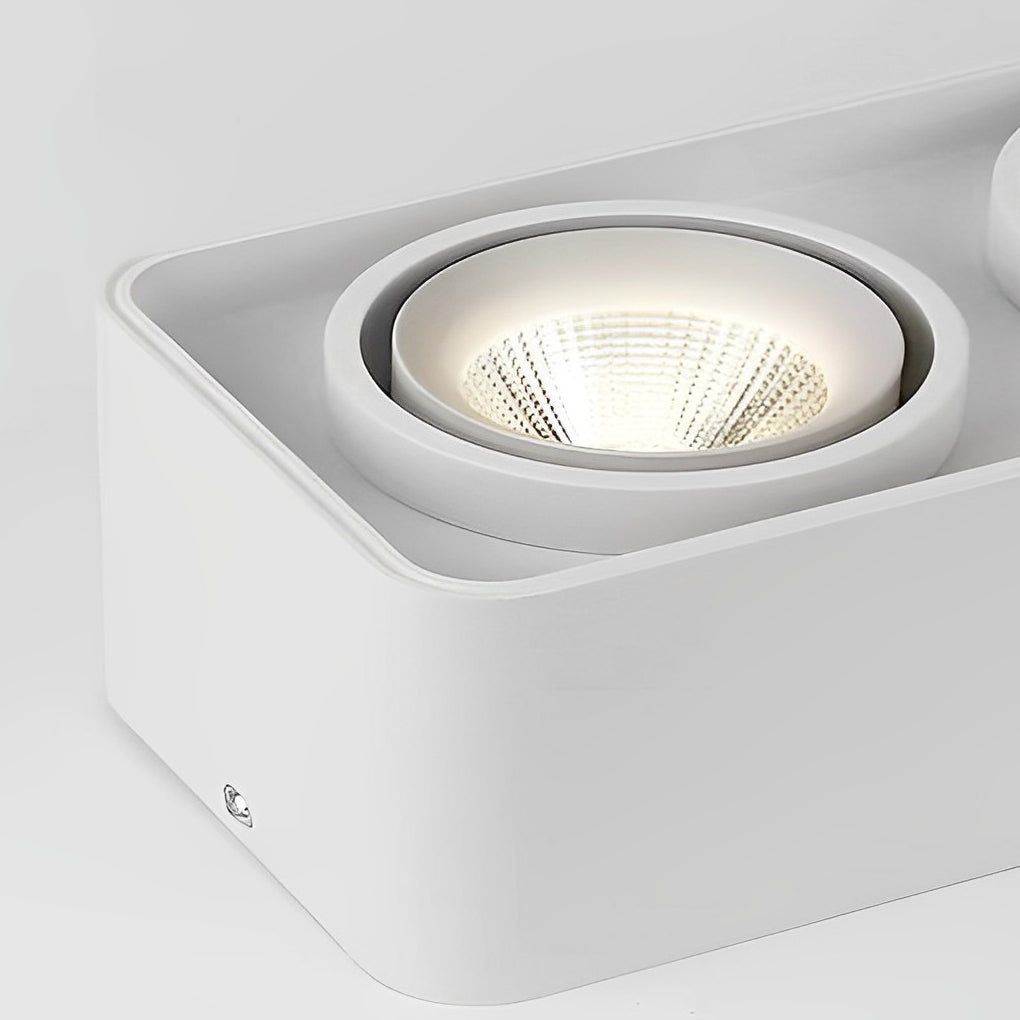 Square Adjustable – Three-Step Dimming LED Ceiling Grille Light