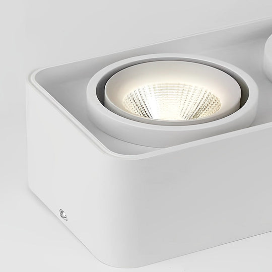 Square Adjustable – Three-Step Dimming LED Ceiling Grille Light