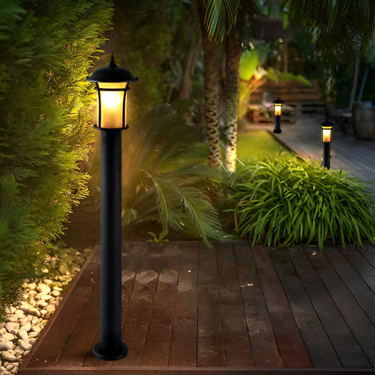 Classic Old England Style Waterproof LED Garden Lamp